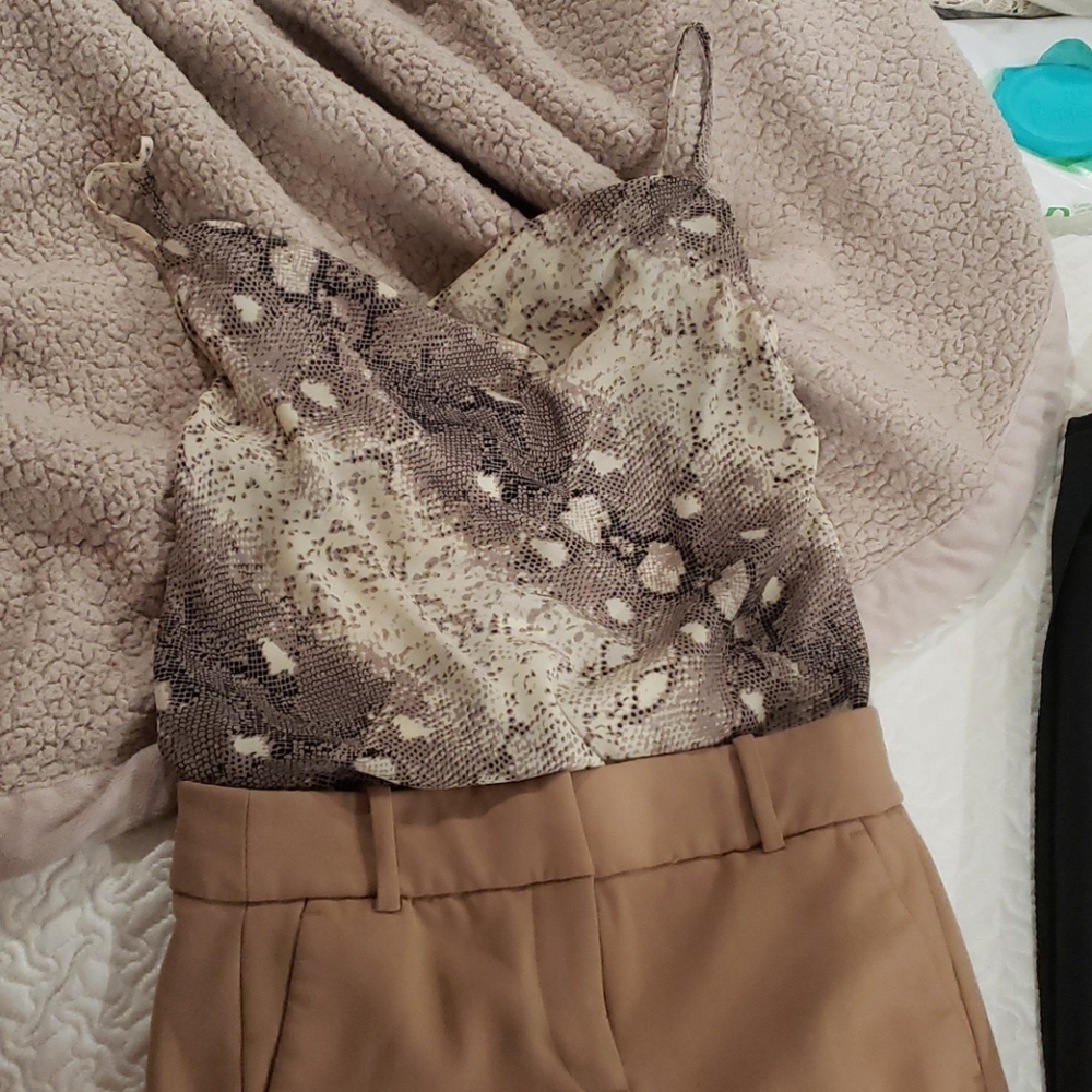 Drapey snake print top